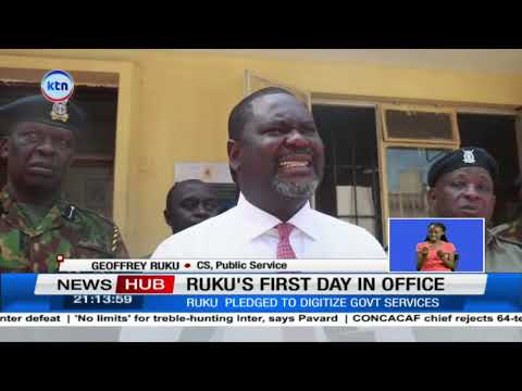 Geoffrey Ruku guarantees digitisation of government services