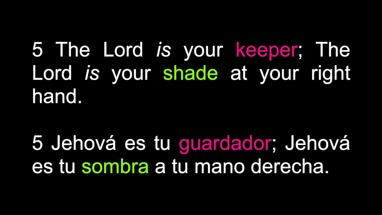Salmo Psalm 121 Aprende Ingl s Learn Spanish YouTube Salmo Psalm 121 Aprende Ingl s Learn Spanish YouTube