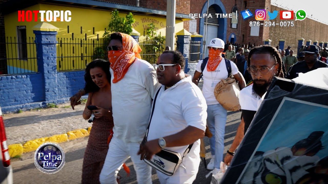 VYBZ KARTEL и Шон Шторм сегодня освободились из тюрьмы, эксклюзивное видео