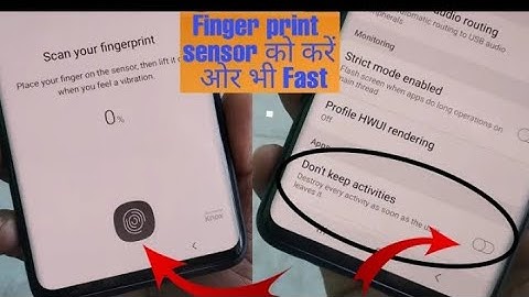How To Solve Fingerprint Not Working Problem | Narzo 20 Fingerprint Fixed Karne Ke 2 Tips Aur Tarike