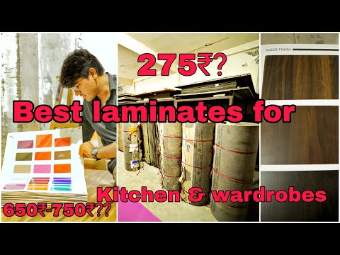 Best Laminates for Kitchen & Wardrobe | Veneer vs Laminates | Market survey Episode 07 |