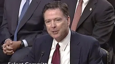 Comey Testifies To Senate Intelligence -Full Hearing June 8, 2017