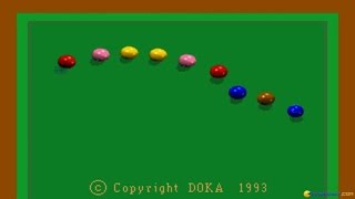 Billiards gameplay (PC Game, 1993)