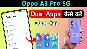 Oppo a3 pro 5g Dual App Setting/ How to Create Dual Apps in Oppo a3 pro 5g