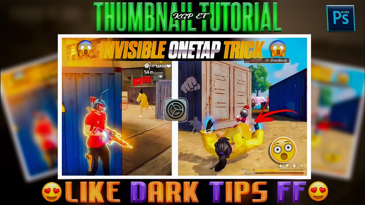how to make thumbnail like @DarkTipsff || Full Tutorial