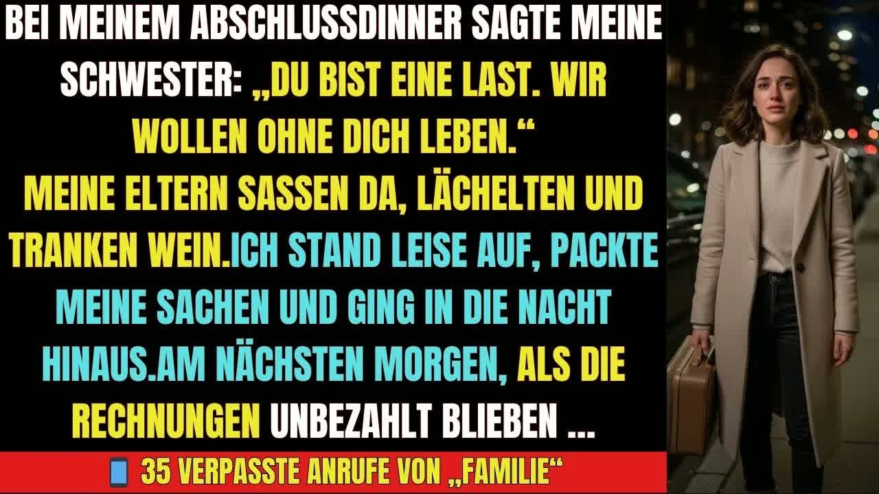 🔥 Meine Schwester nannte mich eine Last – also ließ ich sie spüren, wie sich Leben ohne mich an