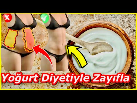 Yoğurtla Göbek Yağı Nasıl Eritilir? Yoğurt Diyetiyle Evde 7 Günde 5 Kilo Verme