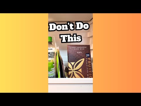 Video: Ar šokoladas dedamas į šaldytuvą ar spintelę?
