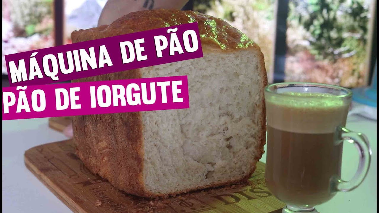 Pão na MÁQUINA de IOGURTE que GOSTOSO!