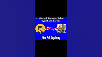 Live Call between Sales Agent and Carrier || #dispatch #trucking #fleettelematics  #ppt #viralvideo