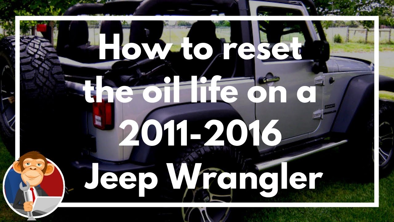 How to reset the oil life on a 2007 - 2016 Jeep Wrangler - Educated Grease  Monkey DIY - YouTube