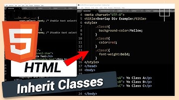 How to Inherit Multiple Classes | HTML and CSS Tutorial