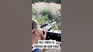 Magdump Missy Lynn fires dual .50cal Barrett