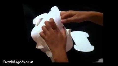 Puzzle Lights Elipse (12 Piece) Assembly