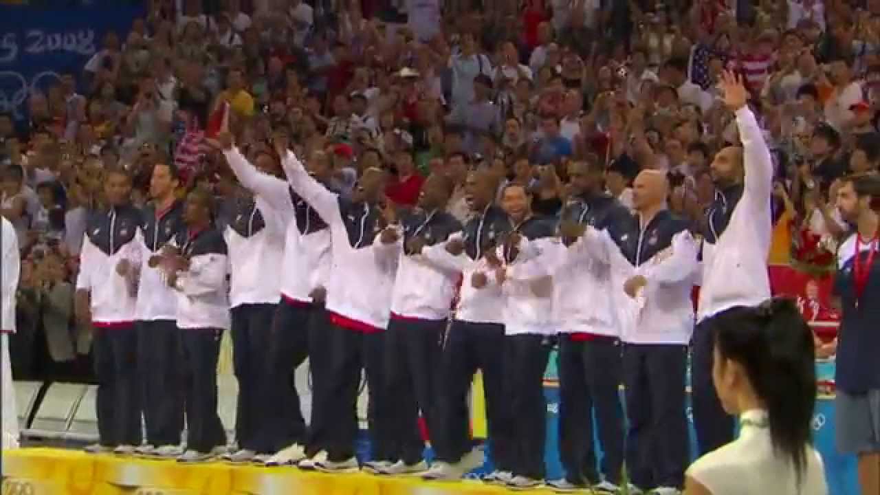 Team Usa Basketball National Anthem Retrospective Youtube