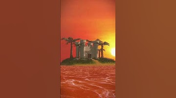 PS1 Blender Animation | Yuhu Island Castle - 6:45pm | Inspired by Wuhu Island #blender3d #animation