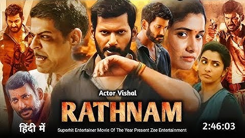 Rathnam Full Movie Hindi Dubbed 2024 | 4K ULTRAHD | Vishal, Priya Bhavani Shankar, Murali Sha