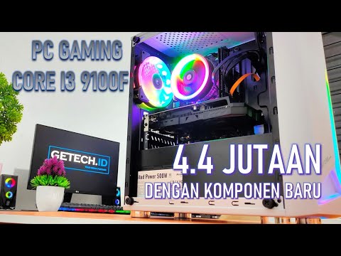 #13 RAKIT PC GAMING 4 JUTAAN PAKE CORE I3 9100F DENGAN KOMPONEN BARU ALA GETECH.ID
