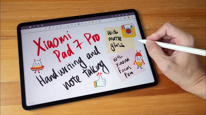 Xiaomi Pad 7 Pro NOTE TAKING and HANDWRITING review