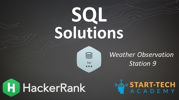 Hackerrank Weather Observation Station 9 solution | Start-Tech Academy