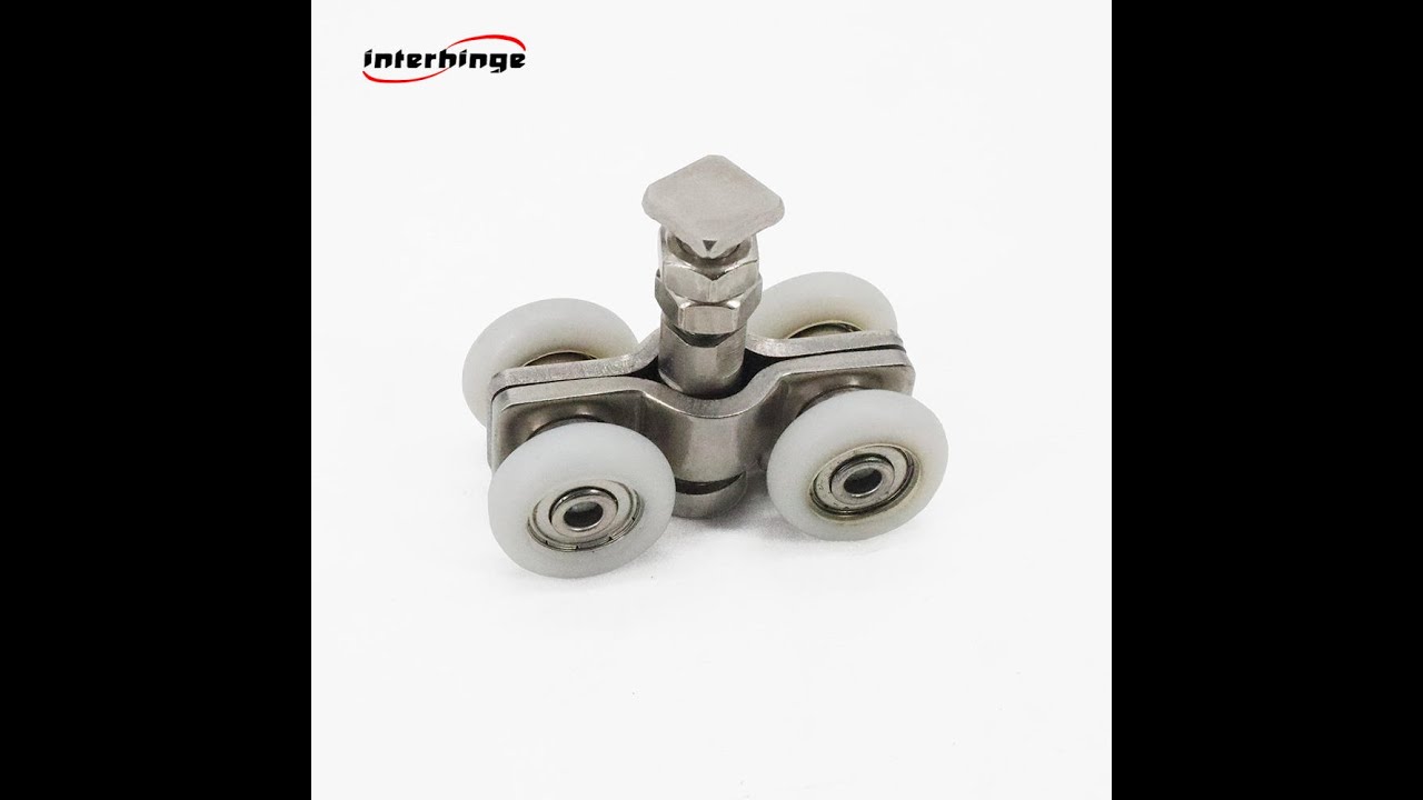 Singapore Style Sliding Door Fitting Roller Wheels ,Top Hanging Wheels for Bifold Folding Door.