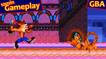 Crash Bandicoot 2: N-Tranced ... (GBA) Gameplay