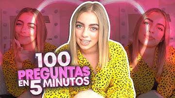 100 preguntas en 5 Minutos | Dije toda la verdad