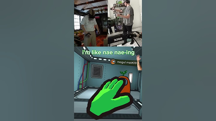 ludwig shows me a cool trick in among us vr