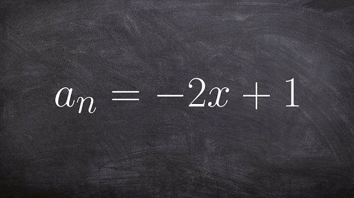 Learning how to determine the first five terms of an arithmetic sequence