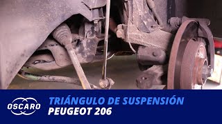 Cómo cambiar los triángulos de suspensión delanteros para un Peugeot 206