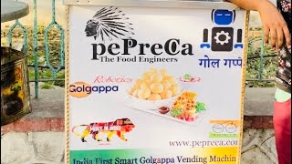 India’s First Fully Automatic Gol Gappa Machine | Robotic Gol Gappa Machine #Shorts