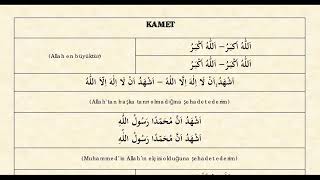 Kamet Ve Müezzinlik Nasıl Yapılır? (Rast Makami)
