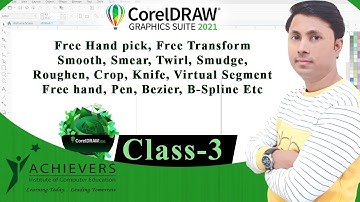 #3 Tools-Free Transform, Smooth, Smear, Virtual Segment, Pen & Advanced Tools | CorelDraw 2021