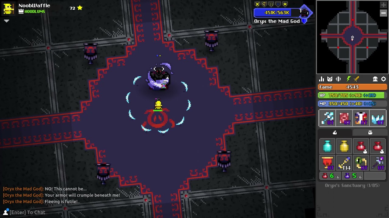 (rotmg o3 solo) Leuc Bullies NoobWaffle (