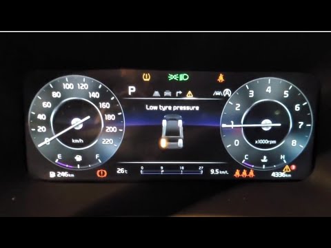 "Kia Sonet XLine Turbo DCT Instrument Cluster Tour: A Closer Look!"