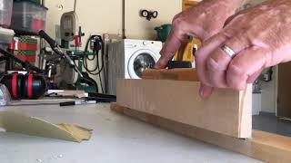 Bending thin brass with a homemade brake