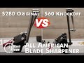 All american blade sharpener vs knockoff lawn mower blade sharpener review