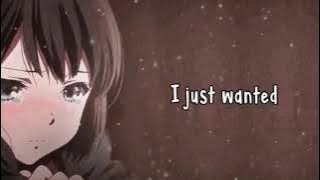 I’m sorry I’m a disappointment. (Lyrics)