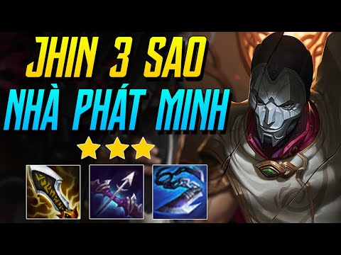 (ĐTCL) JHIN 3 SAO 1 CHIÊU BẮN NÁT TEAM ĐỊCH CÙNG ĐỘI HÌNH NHÀ PHÁT MÌNH + CÁ TRÊ SIÊU NHÂN PHẨM!