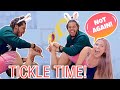 TICKLING PRANK ON MY GIRLFRIEND PART 2! *HILARIOUS*