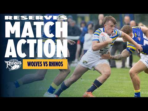 RESERVES MATCH ACTION | Wolves vs Rhinos | Semi Final
