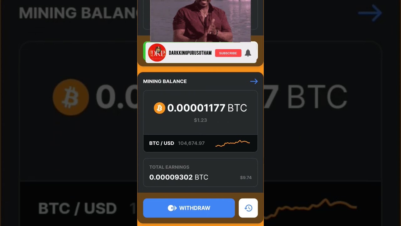 Free Bitcoin mining and withdrawal 