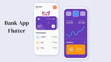 Bank App UI Flutter | Flutter Bank App