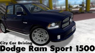 City Car Driving 1.5.4 - Dodge Ram Sport 1500 4x4 - Custom Sound screenshot 5