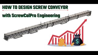 How to use ScrewCalPro Engineering to screw conveyor design. screenshot 2