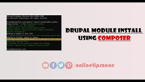 How to install Module with Composer