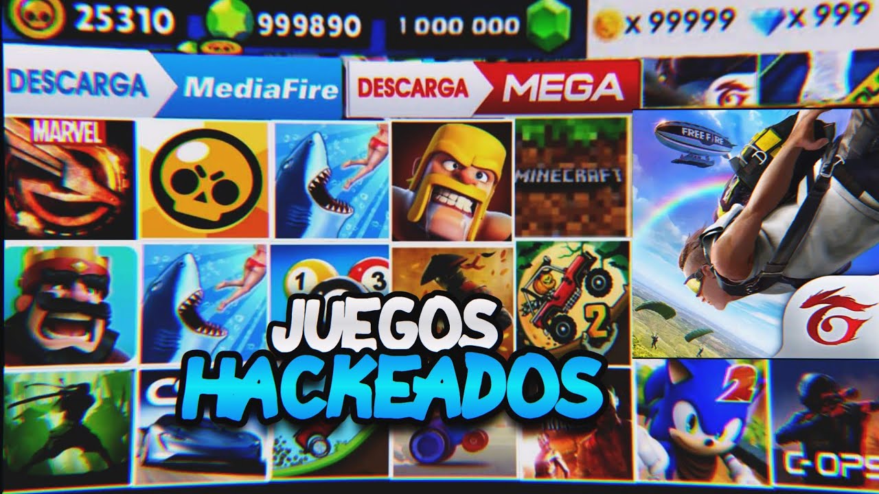 TOP 100 JUEGOS HACKEADOS PARA ANDROID POR MEDIAFIRE | | *GonzaGames* - YouTube