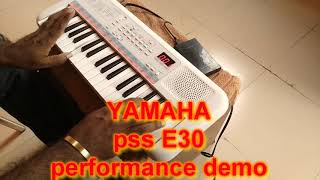 YAMAHA pss E30 performance demo