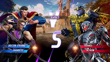 MARVEL VS. CAPCOM: INFINITE Doctor Strange,Hawkeye Gameplay In Arcade Mode