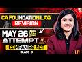 CA Foundation Law Revision | Class 3 | Companies Act | May 26 attempt | CA Deepika Rathi | UCA